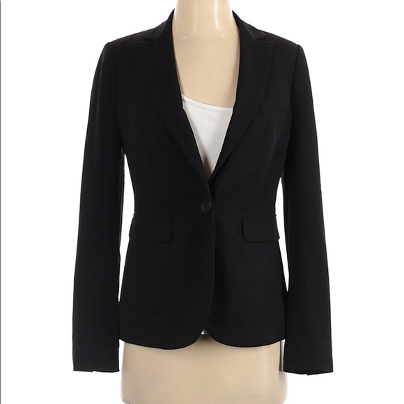 VICTORIA SECRETS black 1 button blazer - Picture 6 of 7